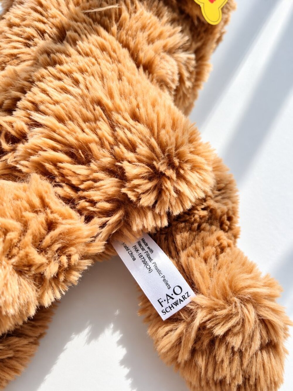 FAO Schwarz Adopt-A-Pets Mix Pups Brown Plush Dog Stuffed Animal - Picture 8 of 9